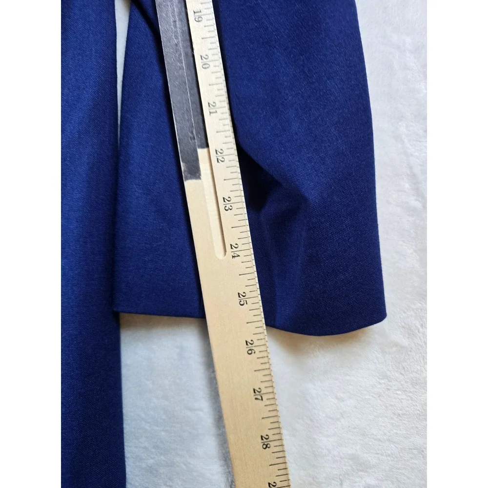 Sean John Double Breasted 3 Piece Suit Mens 44L Pants 38x31 Royal Blue w/Vest